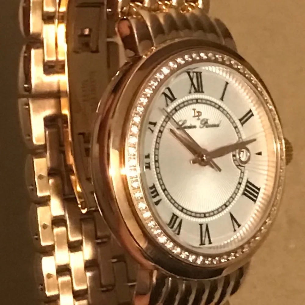 Lucien Piccard Women's Watch Fantasio Quartz Crystal Accented Bracelet Watch